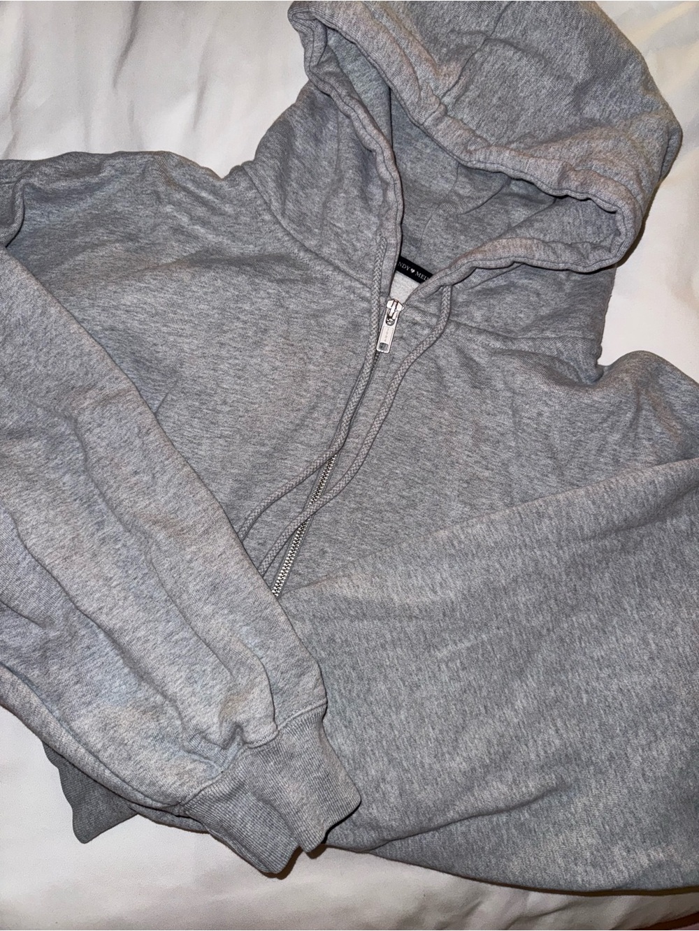 Brandy Melville oversized zip hoodie